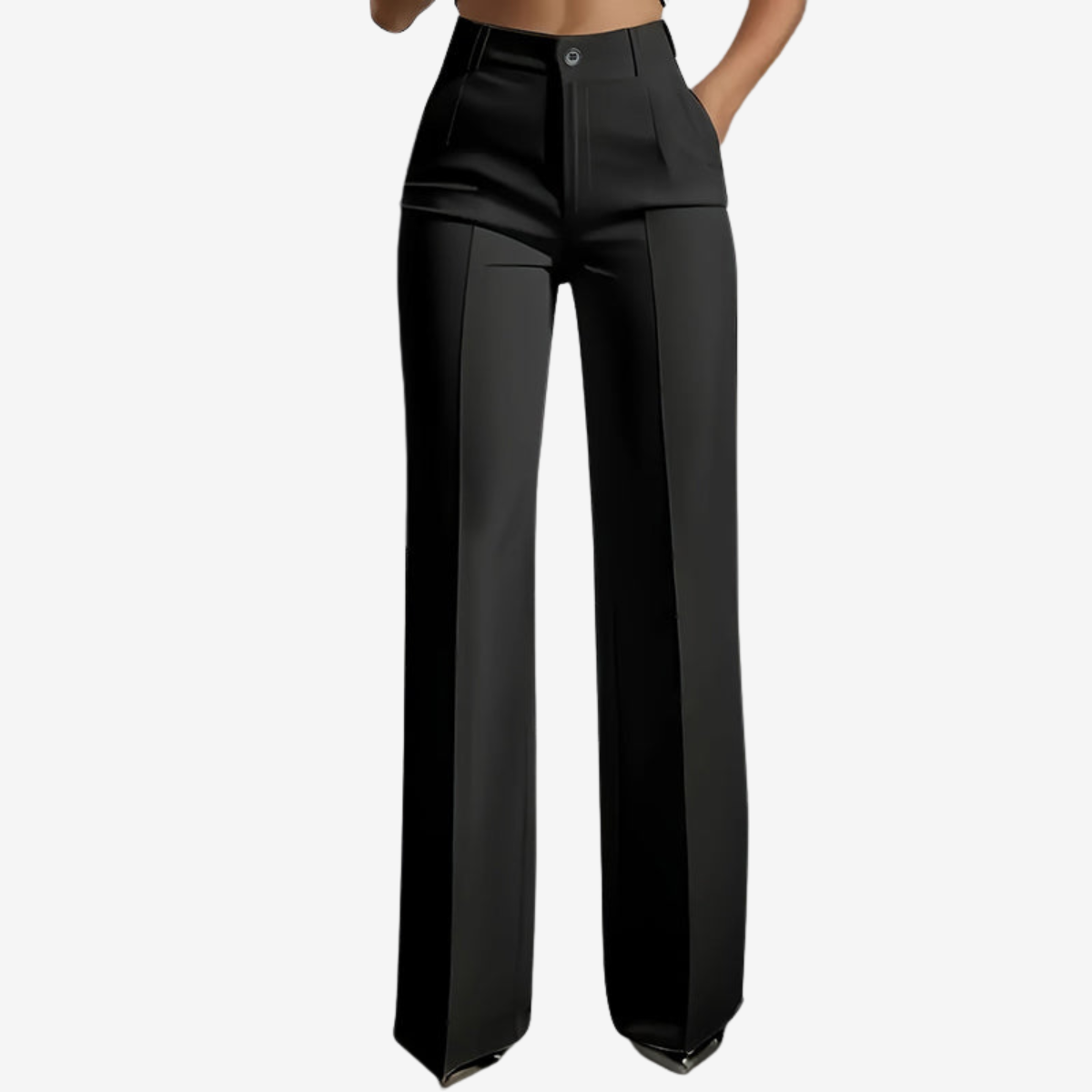 Hazel – kelnės aukštu liemeniu