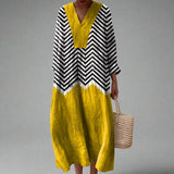 Carla | Elegantiška Geometrinė Suknelė